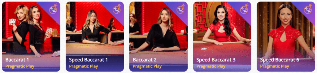 Baccarat en direct